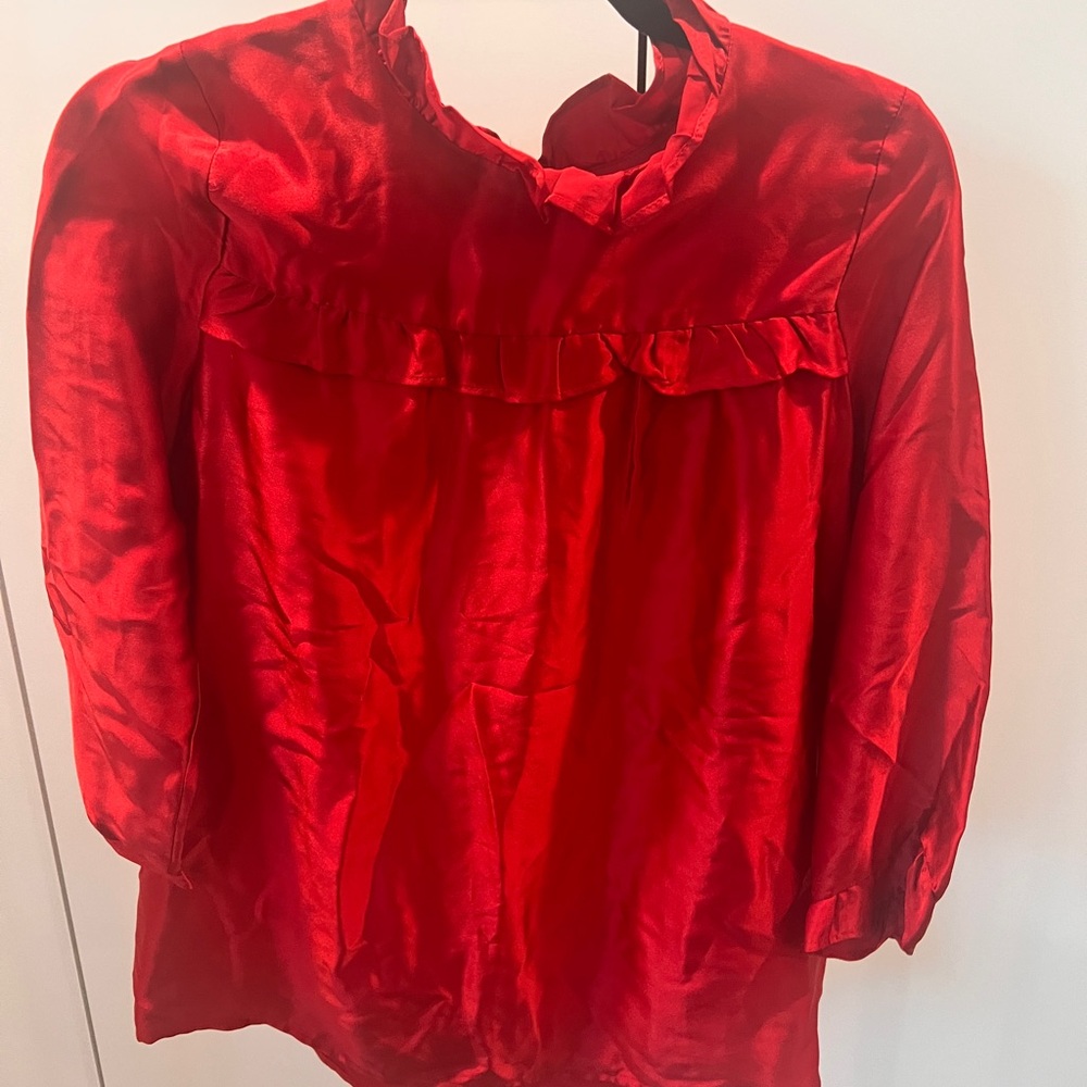 Barneys New York Red Blouse
